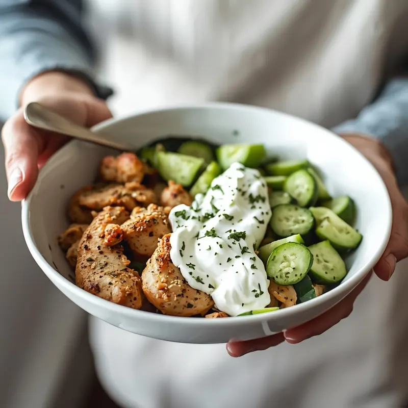 Fresh Chicken Tzatziki Lunch Bowls
