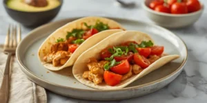 Cottage Cheese Chicken Taco Lunch Boxes With Taco Toppings