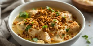 Creamy Poblano Chicken Pepita Bowl With Pepita Sprinkle