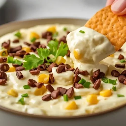 Creamy Poblano Corn Dip recipe