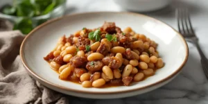 Savory French Onion White Bean Skillet
