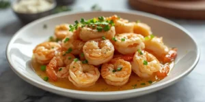 Garlic Parmesan Shrimp Skillet With Glossy Garlic Butter