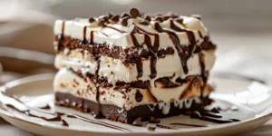 Layered Ice Cream Cake with Ice Cream Sandwiches