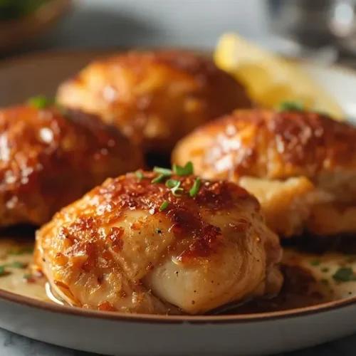 oven baked chicken thighs recipe