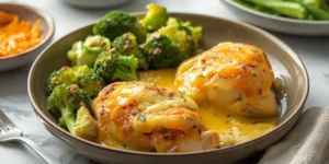 Ranch Chicken Broccoli Cheddar Bowl With Melted Cheddar