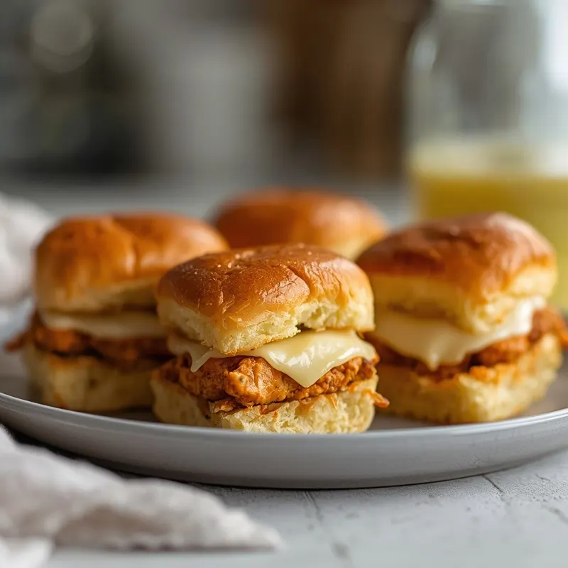 Ranch Chicken Parmesan Sliders With Melty Cheese