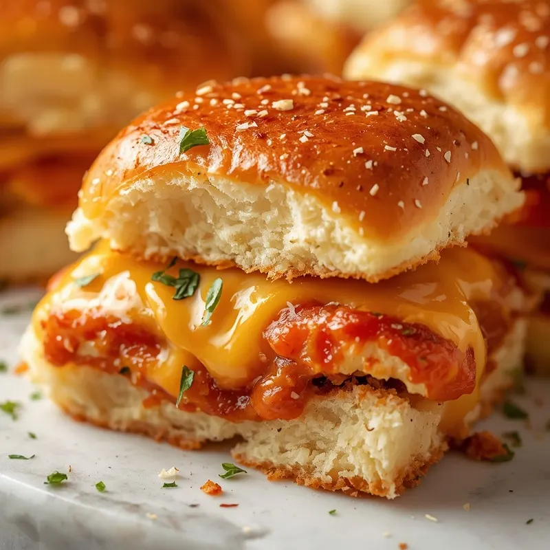 Ranch Chicken Parmesan Sliders With Melty Cheese