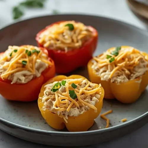 Ranch Chicken Stuffed Mini Peppers recipe