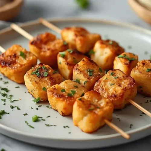Ranch Parmesan Chicken Skewers recipe