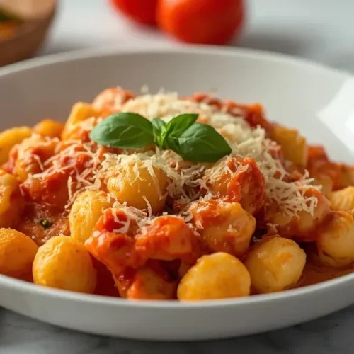 roasted red pepper gnocchi bake recipe