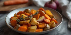 Caramelized Sheet Pan Maple Root Vegetables Dinner