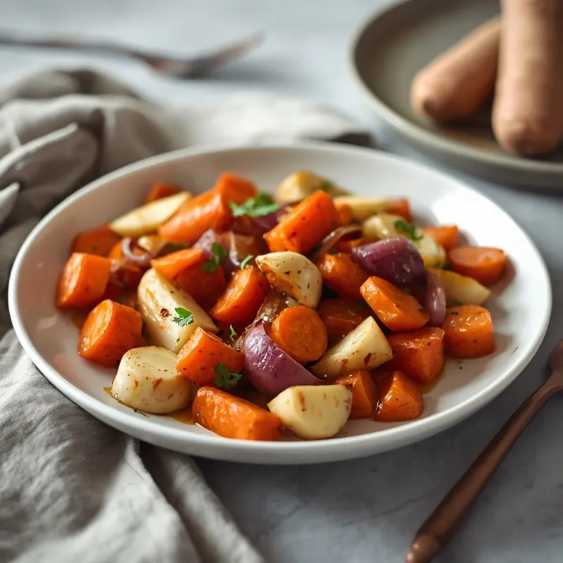 Caramelized Sheet Pan Maple Root Vegetables Dinner Caramelized Sheet Pan Maple Root Vegetables Dinner
