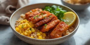 Smoky Chicken Grain Lunch Bowls With Corn And Grains