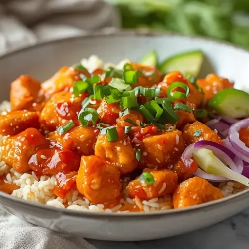 Sweet Chili Chicken Crunch Bowl recipe