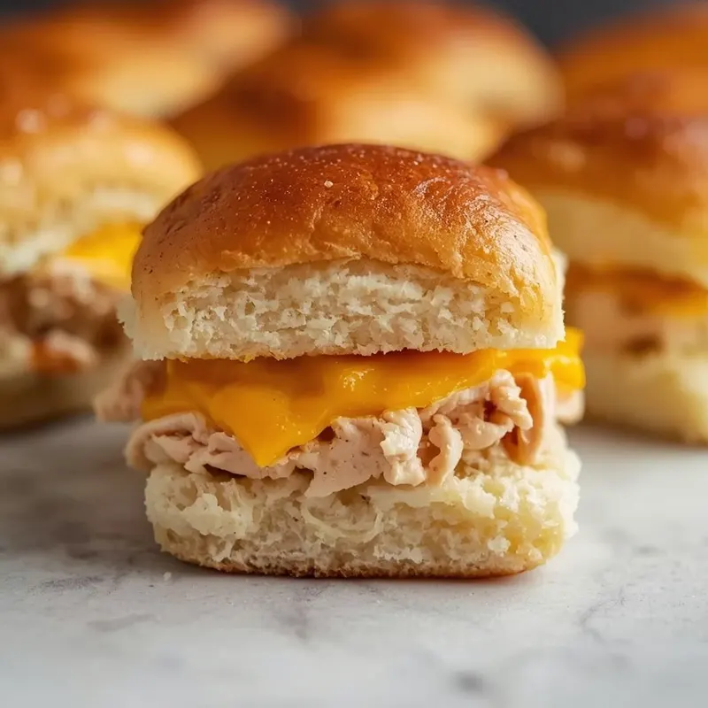 Cheesy Tuna Melt Sliders With Browned Tops