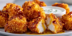 Crispy Hot Honey Chicken Party Bites