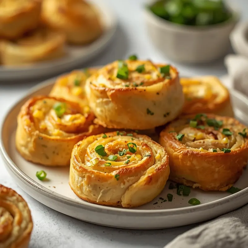 Golden Baked Cheddar Ranch Chicken Pinwheels Golden Baked Cheddar Ranch Chicken Pinwheels