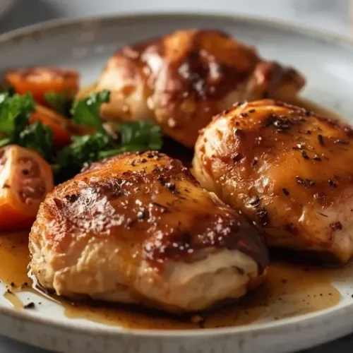 baked maple dijon chicken thighs recipe