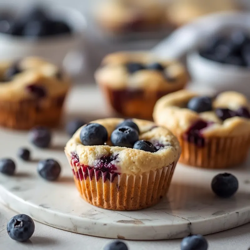 Fluffy Blueberry Yogurt Muffin Cups Fluffy Blueberry Yogurt Muffin Cups