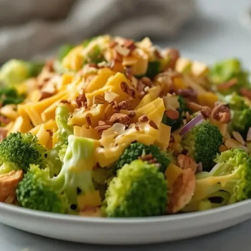 broccoli cheddar crunch salad recipe