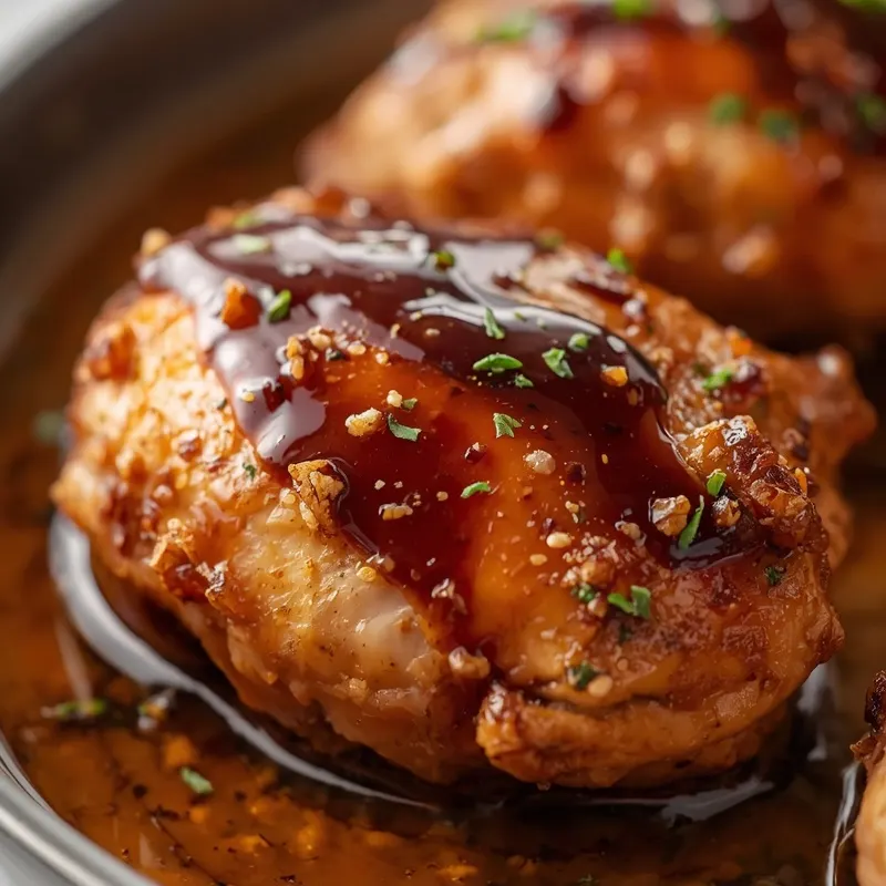 Juicy Brown Sugar Garlic Chicken Thighs Juicy Brown Sugar Garlic Chicken Thighs