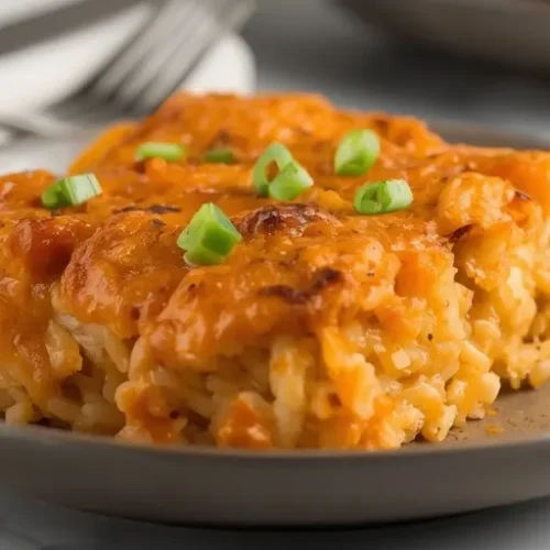 buffalo chicken rice casserole recipe
