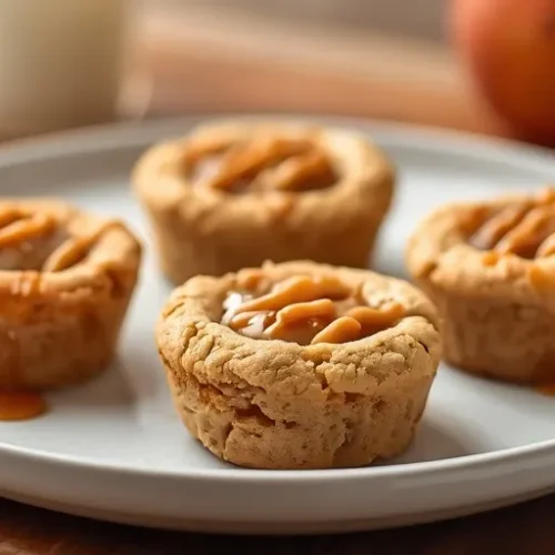 caramel apple cookie cups recipe