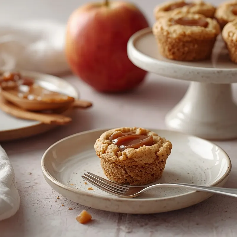 Gooey Caramel Apple Cookie Cups