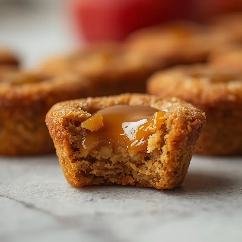 Gooey Caramel Apple Cookie Cups