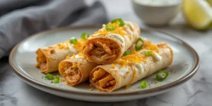 Cheesy Chicken Taquito Bites