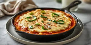 Cheesy Pizza Dip Skillet