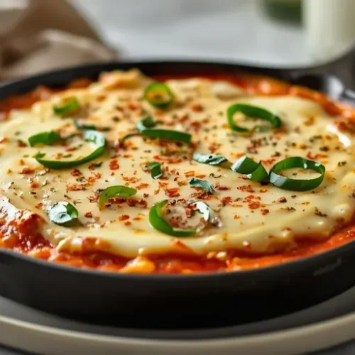 cheesy pizza dip skillet recipe