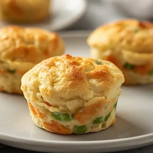 chicken biscuit pot pie cups recipe