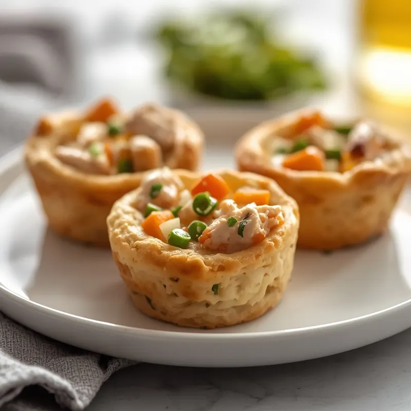 Golden Chicken Biscuit Pot Pie Cups Golden Chicken Biscuit Pot Pie Cups