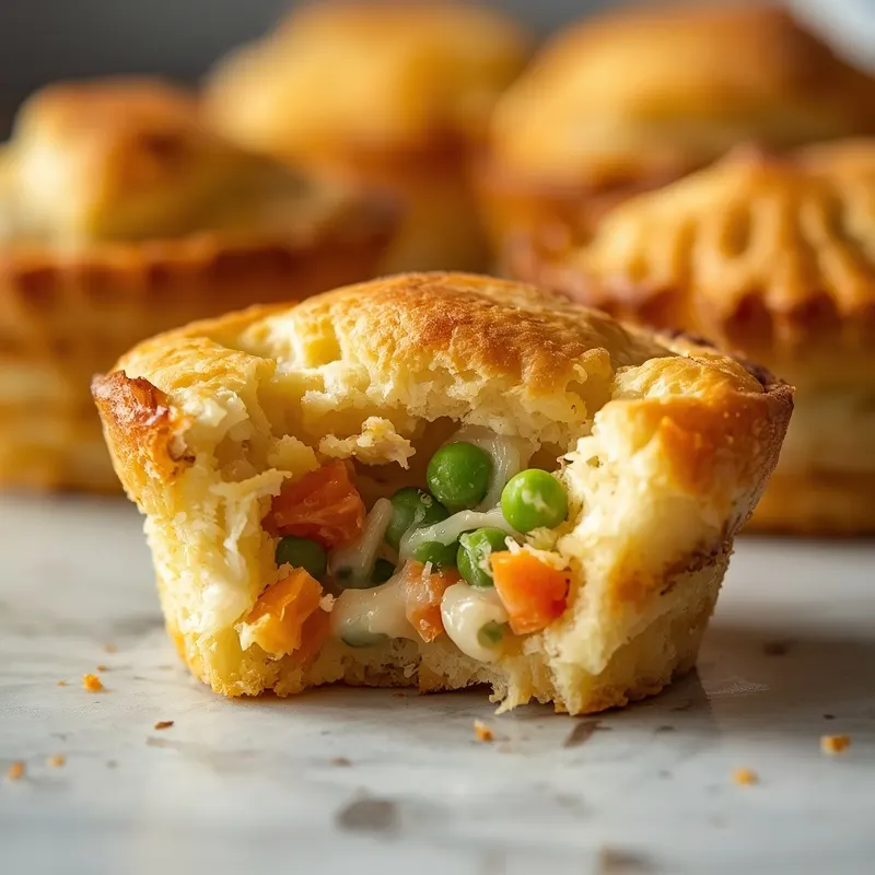 Golden Chicken Biscuit Pot Pie Cups Golden Chicken Biscuit Pot Pie Cups