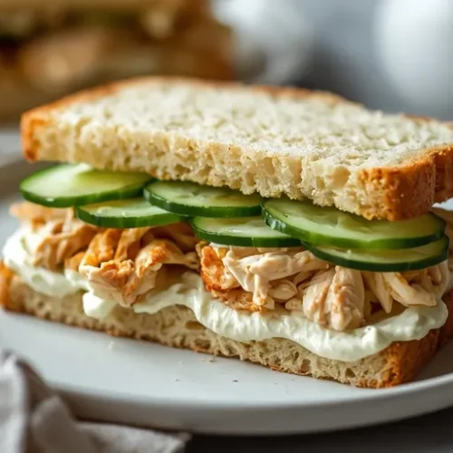 chicken cucumber tea sandwiches recipe