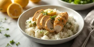 Fresh Chicken Lemon Dill Rice Bowls