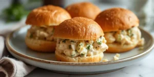 Creamy Chicken Salad Croissant Sliders