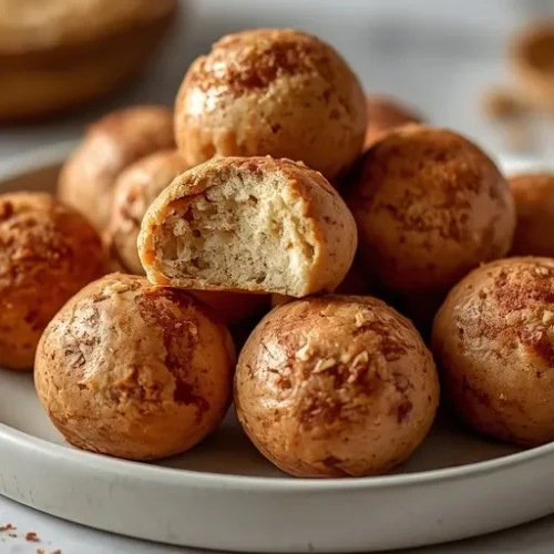 cinnamon roll protein bites recipe