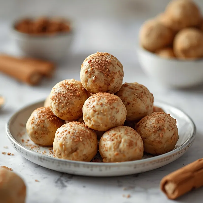 Soft Cinnamon Roll Protein Bites Soft Cinnamon Roll Protein Bites