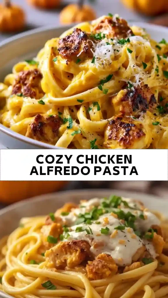 Cozy Chicken Alfredo Pasta with Creamy Parmesan Sauce