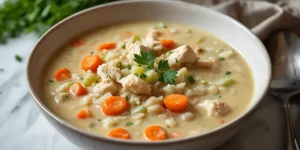 Creamy Chicken and Rice Soup