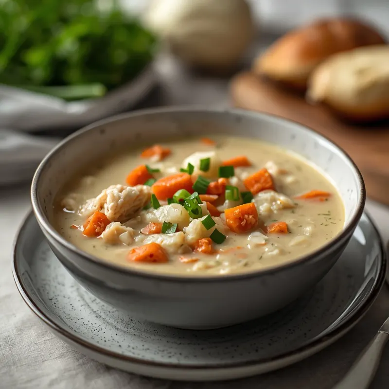 Creamy Chicken and Rice Soup