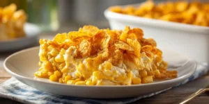 Cheesy Chicken Corn Casserole