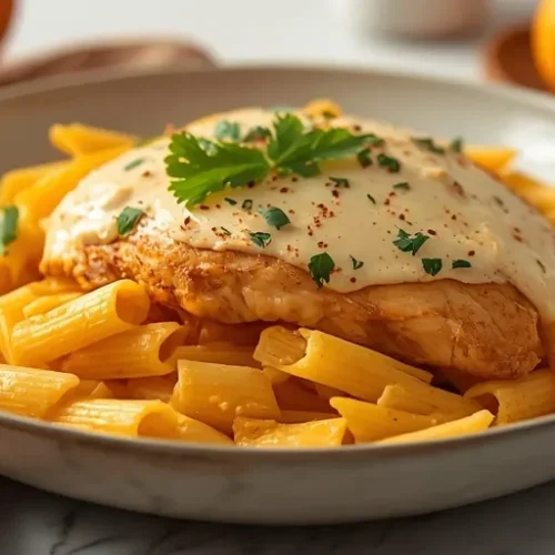 creamy pumpkin chicken alfredo recipe