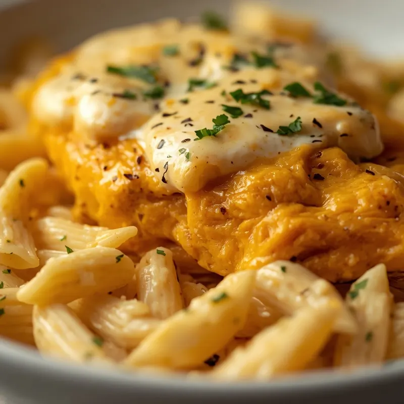 Rich Creamy Pumpkin Chicken Alfredo Rich Creamy Pumpkin Chicken Alfredo