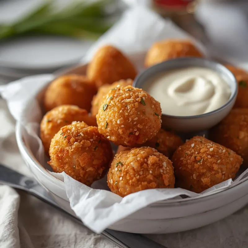 Crispy Parmesan Chicken Bites Crispy Parmesan Chicken Bites
