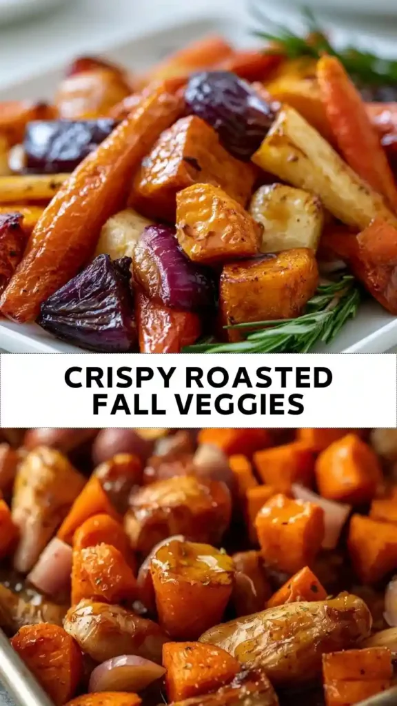 Crispy Roasted Fall Vegetables Recipe Crispy Roasted Fall Vegetables with Carrots, Sweet Potatoes, and Red Onion