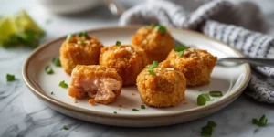 Crispy Salmon Sandwich Bites