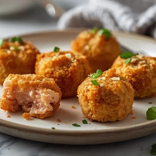 crispy salmon sandwich bites recipe